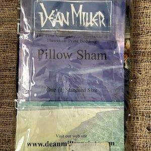 Dean Miller Hawaiian Surf Bedding Standard Sham NIP